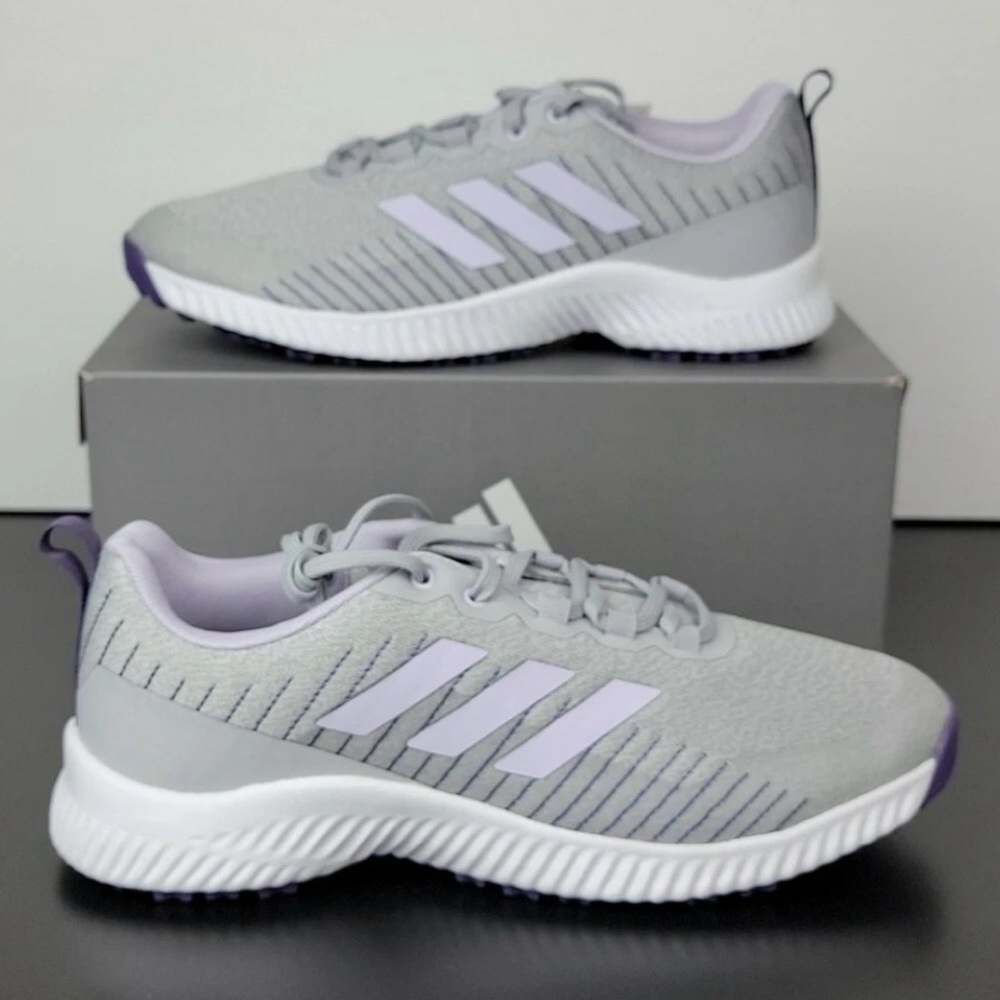 ADIDAS   New Grey & purple RESPONSE BOUNCE 2.0 SL GOLF SNEAKERS Shoes 9